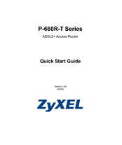 ZyXEL Communications P-660R-T Series Quick Start Manual