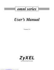 ZyXEL Communications omni series User Manual