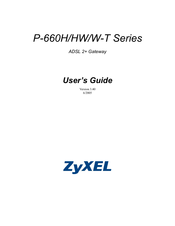 ZyXEL Communications P-660W-T Series User Manual