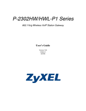 ZyXEL Communications P-2302HWL-P1 User Manual