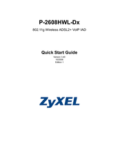 ZyXEL Communications P-2608HWL-D3 Quick Start Manual