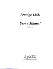 ZyXEL Communications Prestige 128L User Manual