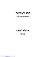 ZyXEL Communications Prestige 480 User Manual