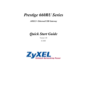 ZyXEL Communications P-660RU-T7 Quick Start Manual
