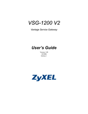 ZyXEL Communications VSG-1200 V2 User Manual