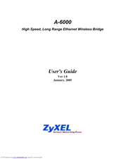ZyXEL Communications A-6000 User Manual