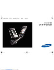 Samsung SGH-G400 User Manual