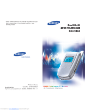 Samsung S500i User Manual