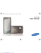 Samsung SGH-F490V User Manual