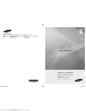 Samsung UE37B6000VW User Manual