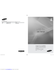 Samsung LE22B450C8W User Manual