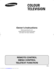 Samsung CB14Y4 Owner's Instructions Manual