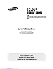 Samsung 29U234A7 Owner's Instructions Manual