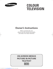 Samsung CW29A8VD Owner's Instructions Manual