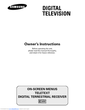 Samsung WS-28A116D Owner's Instructions Manual