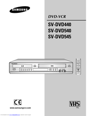 Samsung SV-DVD540A User Manual