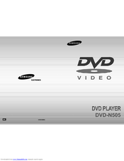 Samsung DVD-N505 User Manual