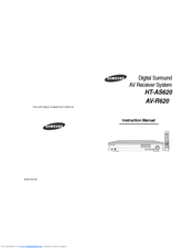 Samsung HT-AS620 Instruction Manual