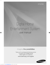 Samsung HT-D720 User Manual