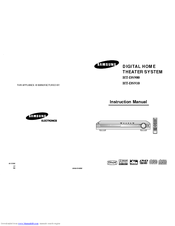 Samsung HT-D970 Instruction Manual