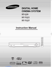 Samsung HT-Q20 Instruction Manual