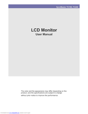 Samsung SyncMaster TC190 User Manual