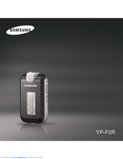 Samsung YP-F2RXB User Manual