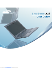 Samsung X22 User Manual