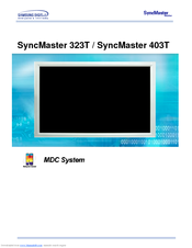 Samsung SyncMaster 403 T  403T 403T User Manual