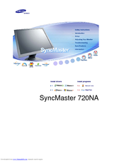 Samsung SyncMaster 720NA User Manual