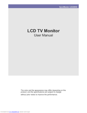 Samsung SyncMaster LD220HD User Manual
