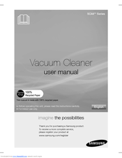 Samsung SC4473 2000W Bagless Cylinder Vacuum Cleaner User Manual