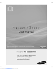 Samsung SC4770 2000W Bagless Cylinder Vacuum Cleaner User Manual