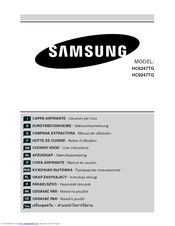 Samsung HC6247TG User Instructions