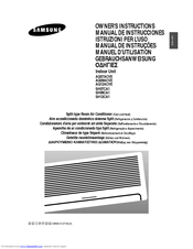 Samsung AQ09ACVE Owner's Instructions Manual