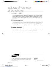 Samsung AVXDSH022EE User Manual