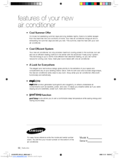 Samsung Vivace Type : AVXWV series User Manual