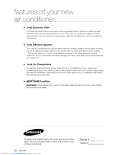Samsung AQV09U Series User Manual