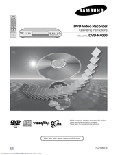 Samsung DVD-R4000 Operating Instructions Manual