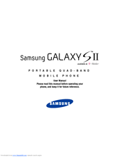 Samsung GALAXY S II User Manual