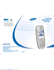 Samsung SGHC207 User Manual