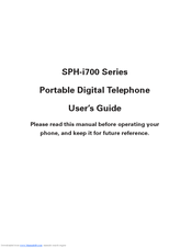 Samsung SPH-i700 Series User Manual