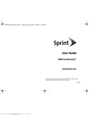 Samsung SPH-M520 User Manual