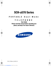 Samsung SCH-a570 Series User Manual