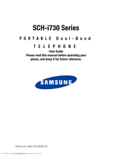 Samsung i730 - SGH Smartphone - Verizon Wireless User Manual