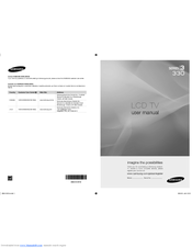 Samsung LN32A330J1N User Manual