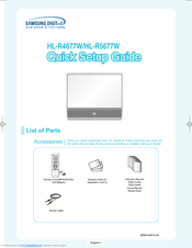 Samsung Pavilion DV4145 Quick Setup Manual