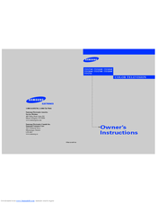 Samsung TXN2030FTXN2726 Owner's Instructions Manual