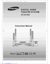 Samsung HTDS1860 Instruction Manual