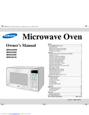 Samsung MW945SB Owner's Manual